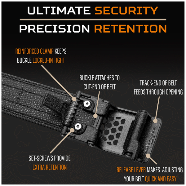CINTURON KORE NEGRO MULTICAM® 1.5 TACTICAL